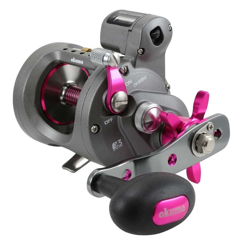 Coldwater Lightweight Graphite Round Trolling Reel Ladies Edition