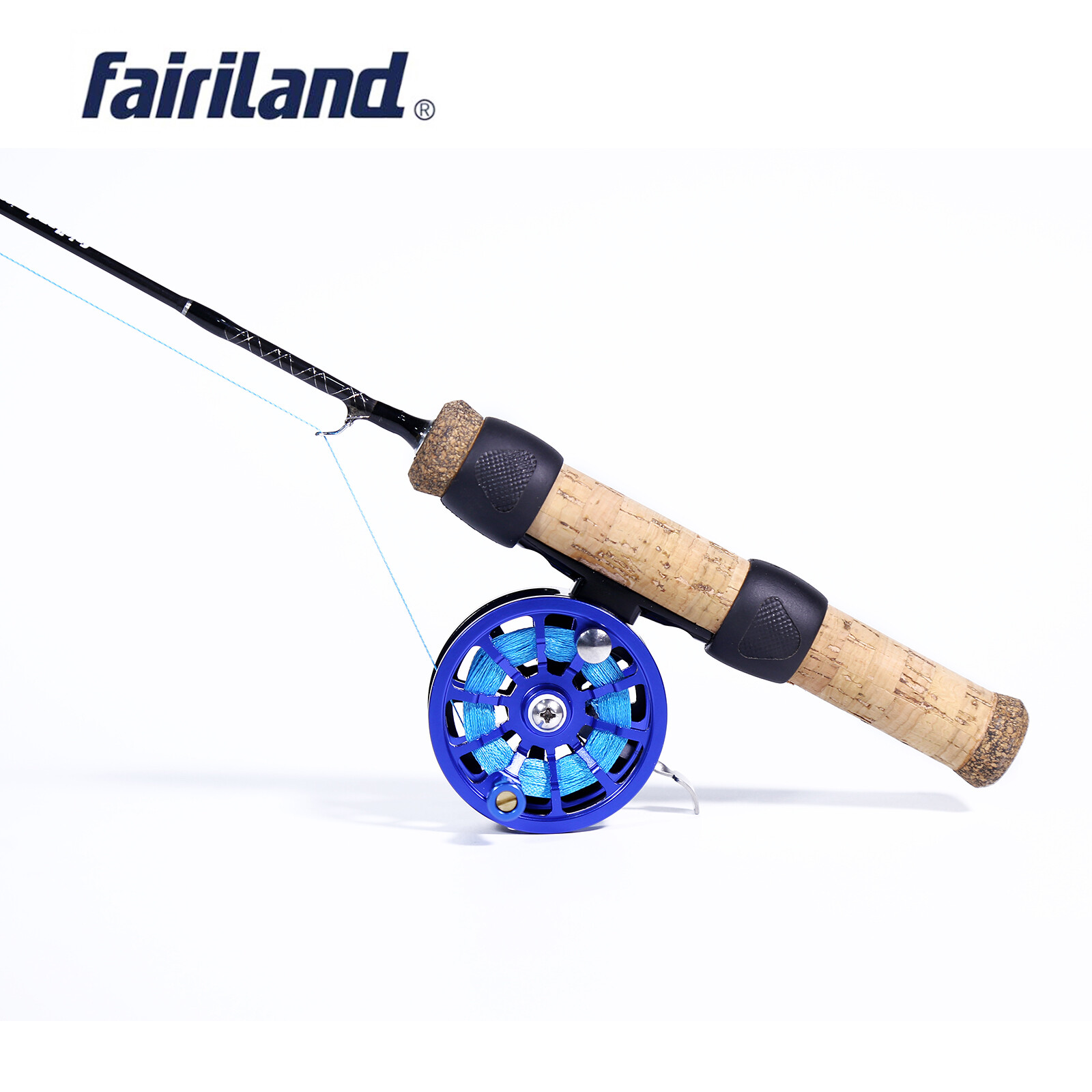 60mm Ice Reel CNC-Machined Aluminum Alloy Left /Right Handle Winter Fishing Reel