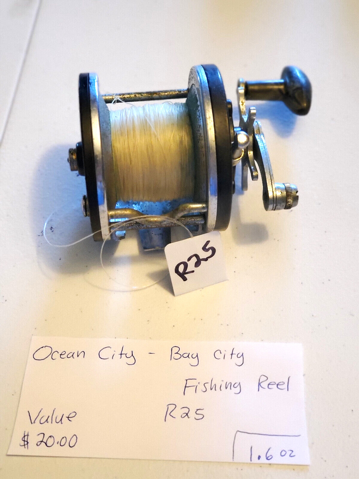 Ocean City, Bay City – Vintage Fishing Reel – Real Old, – Fishing Tackle – R25