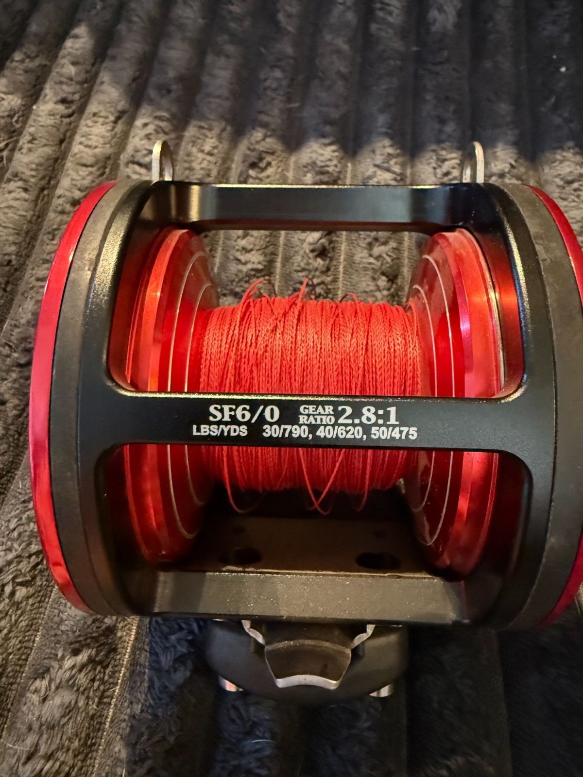 Offshore Angler Seafire Conventional Reel SF6/0. Red Gear Ratio 2.8:1