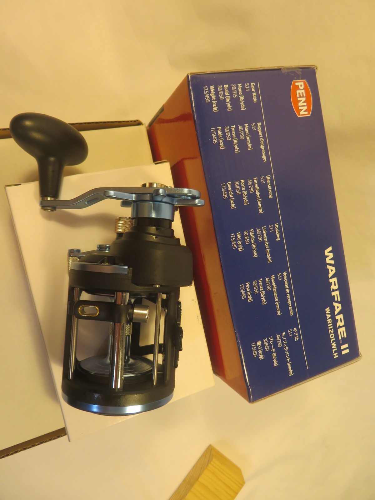 Penn Warfare Reel, Left Hand Retrieve, Brand New In Box! #6991