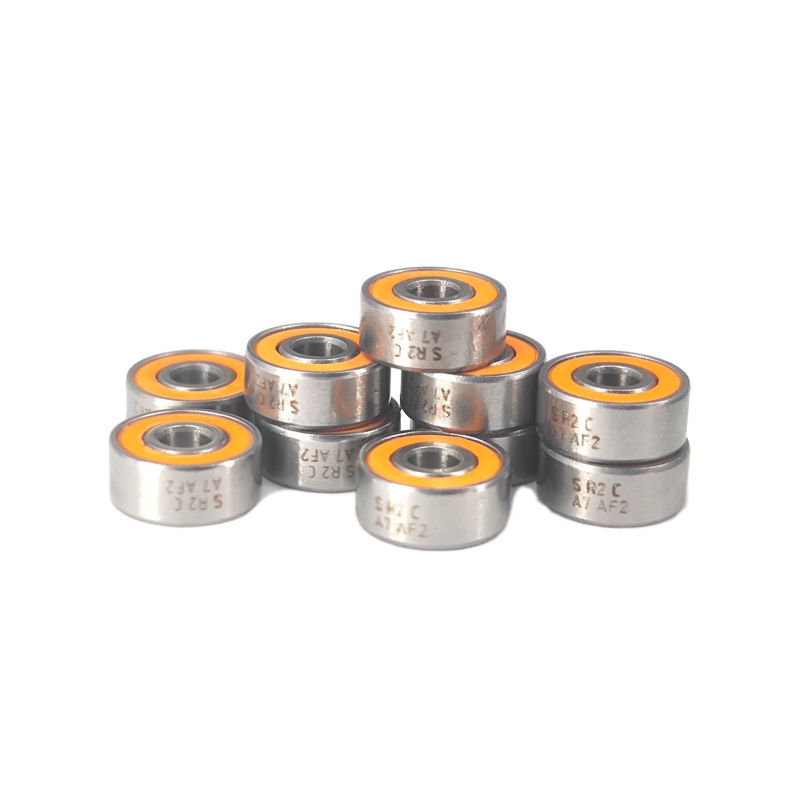 10pcs Hybrid Ceramic Stainless Bearing SR2C 2OS 1/8″X3/8″X5/32″ Oiled