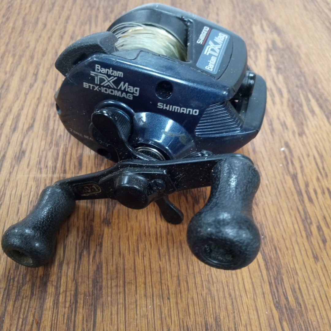 80’s Shimano Bantam BTX100 MAG (Magnetic Control) 5.0:1 Gear Ratio Fishing Reel