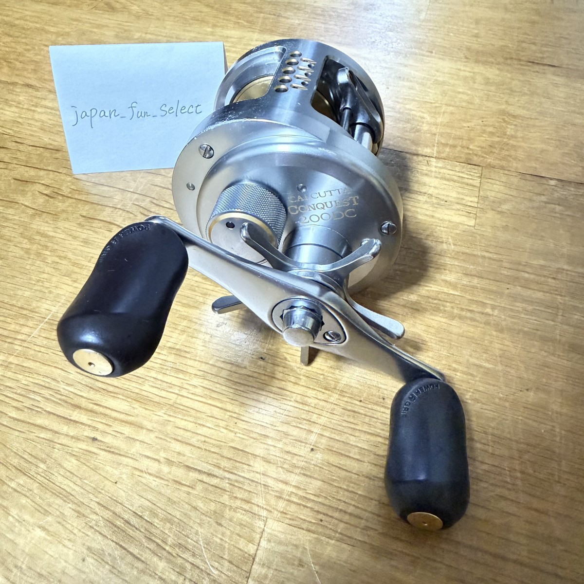 SHIMANO Baitcast Reel 03 CALCUTTA CONQUEST 200 DC Right Used Japan Excellent