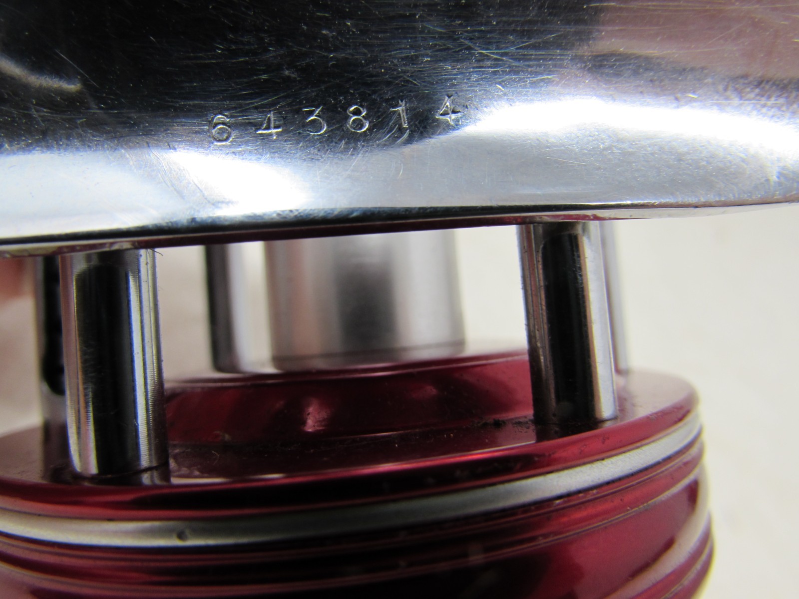 Vintage Abu Garcia Ambassadeur 5000 Red Reel Ft#643814 Clean & Oiled Ready Use