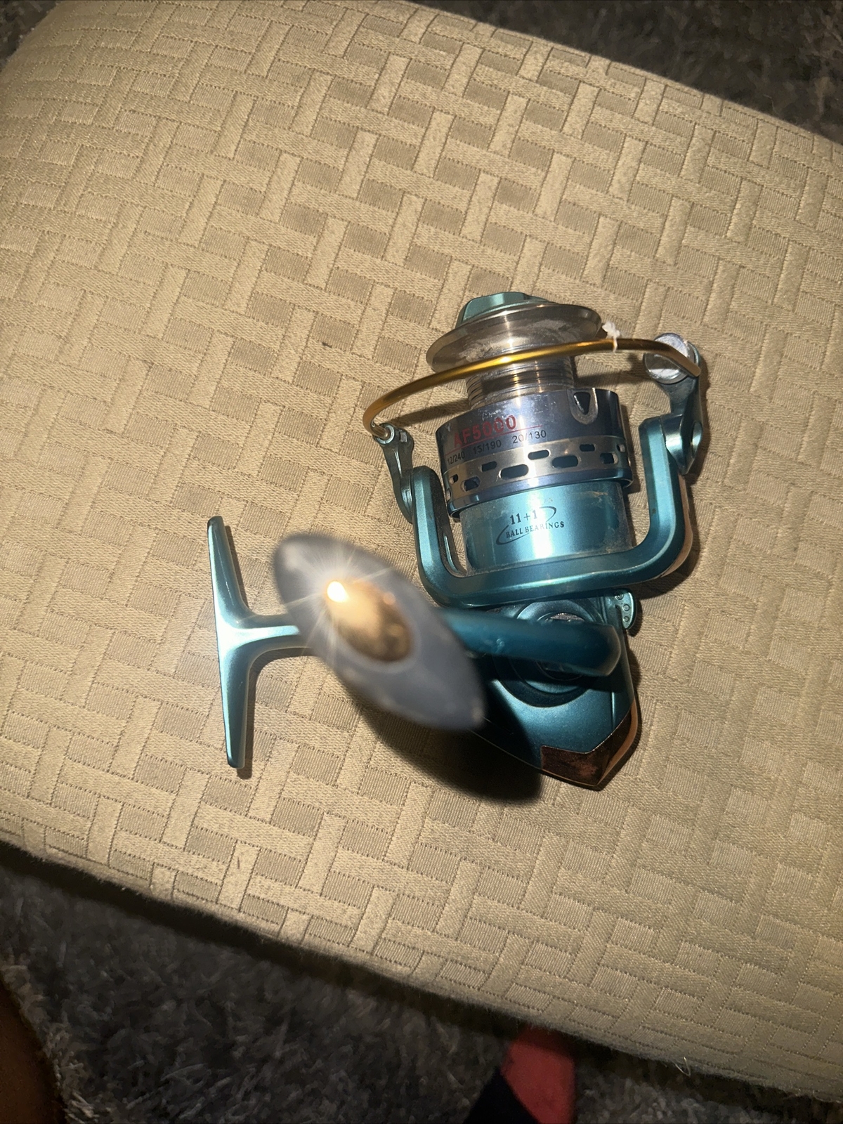 Sougayilang AF5000, HAIBIN FISHING, GEAR RATIO 5.5:1, 11+1 Spinning Reel, Teal