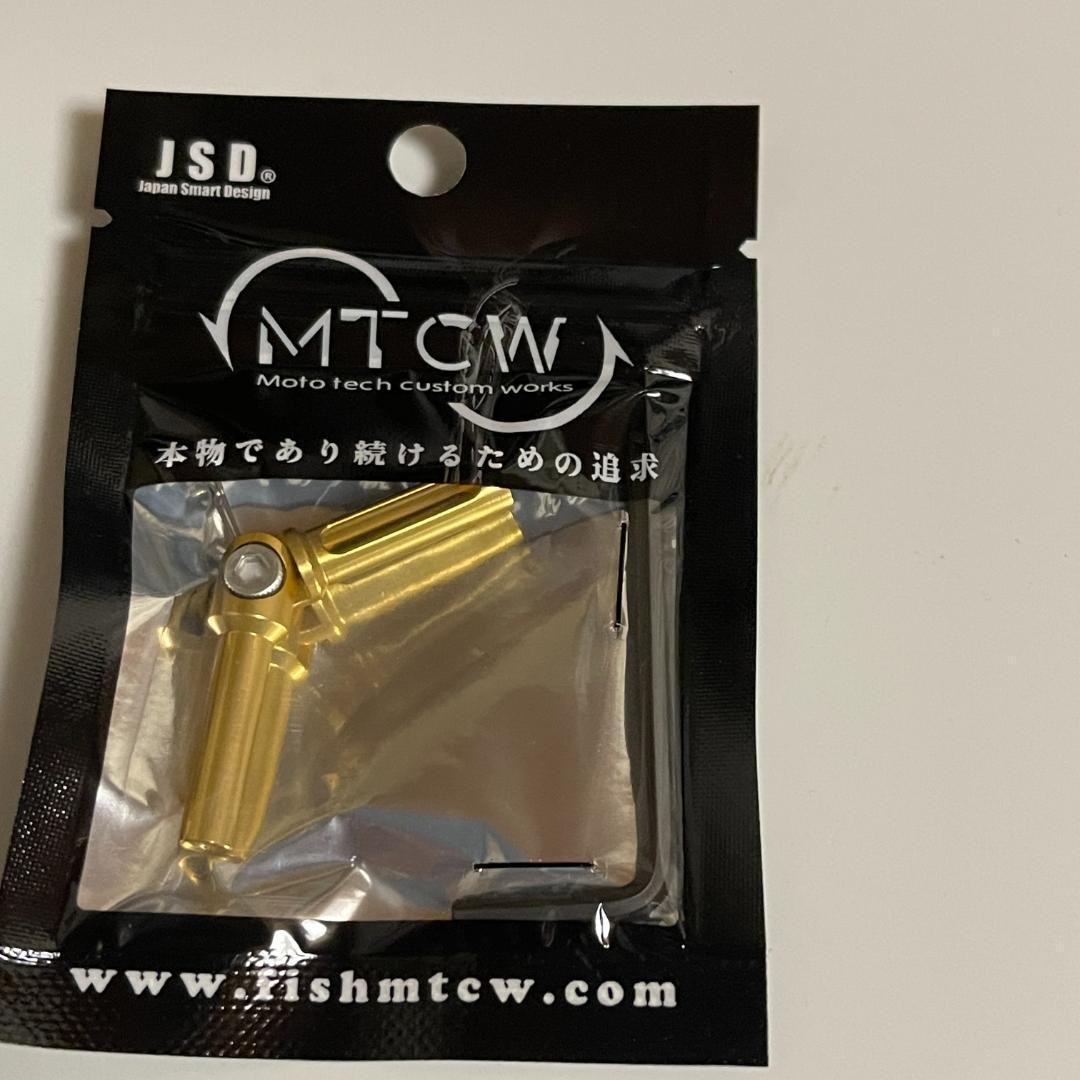 MTCW Smelt Adjustable Reel Adapter Black Duralumin for Wakasagi Reel Used