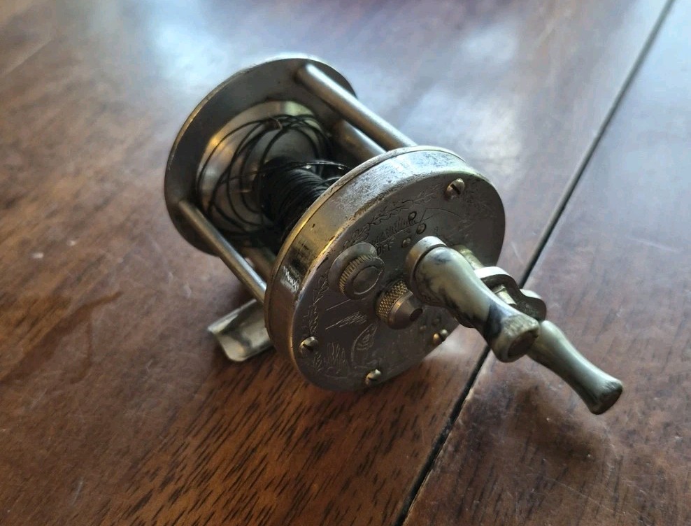 Bronson Mohawk Fishing Baitcast Reel Engraved