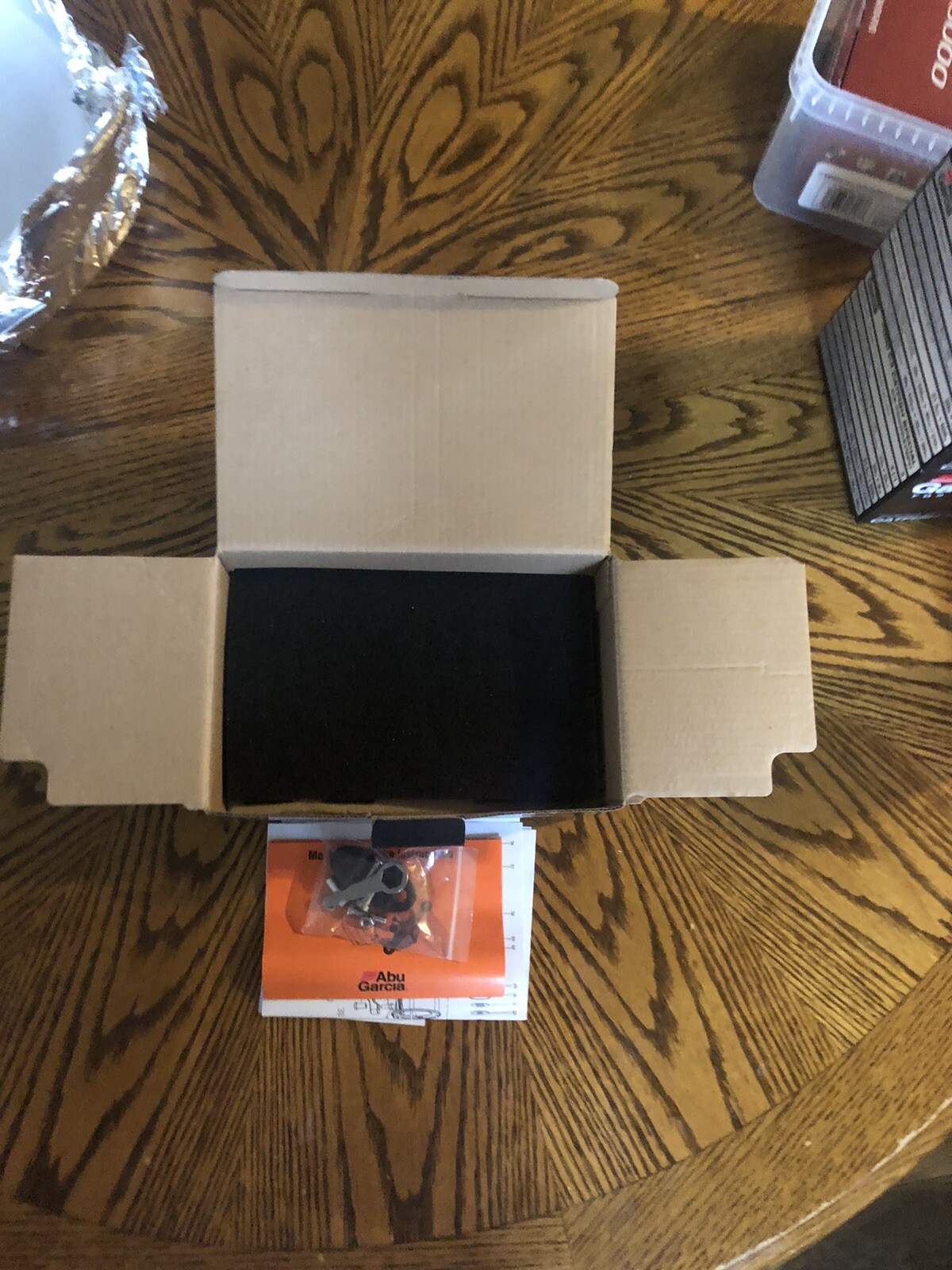 Empty Box For An Ambassador 7000 C3 Catfish Special.Wrench And Papers.