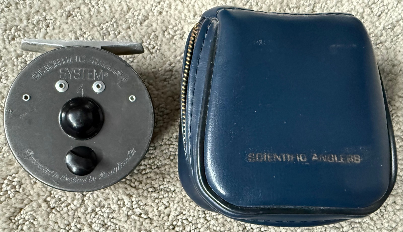 Vintage Hardy-Built Scientific Anglers System 4 Fly Reel. Made in England.