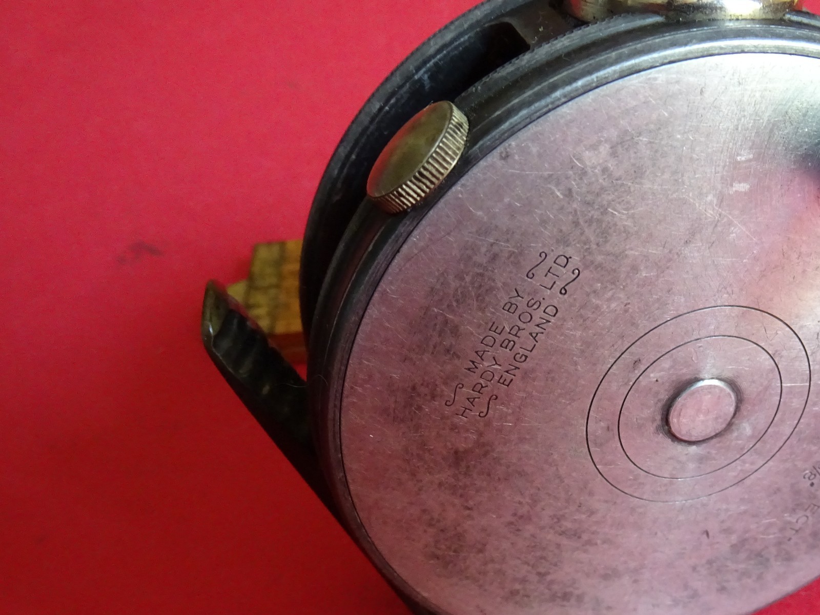 A GOOD VINTAGE HARDY PERFECT 3 3/8″ TROUT FISHING REEL RARE „LIGHTWEIGHT“ MODEL