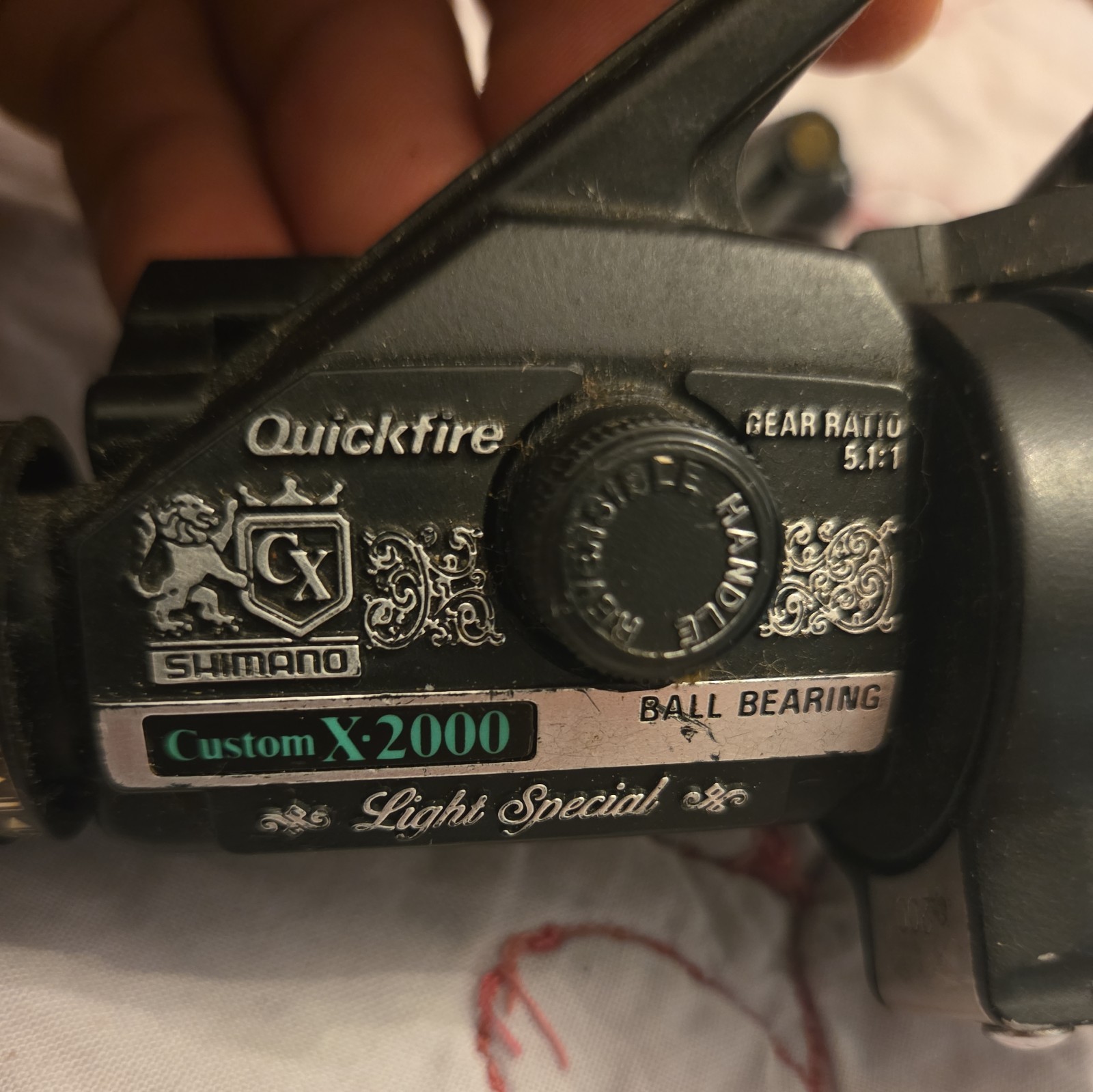 Shimano Custom X-2000 Light Spec. Quick Fire Ball Bearing Spinning Reel +2 extra