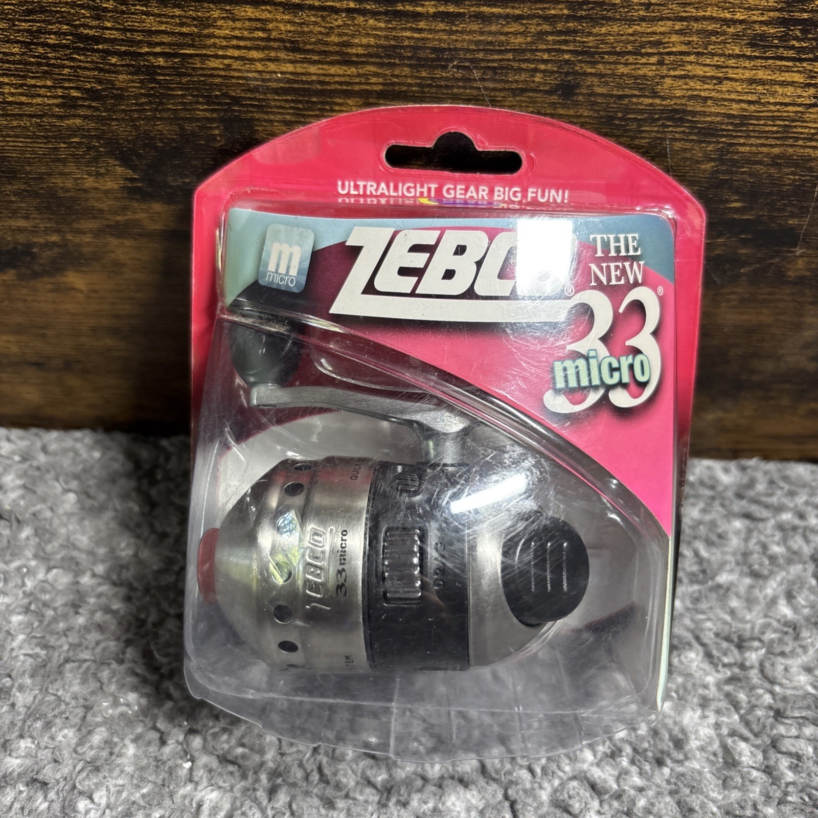 Zebco Micro 33 Ultralight Spincast Reel NIB 4lb Cajun Line.