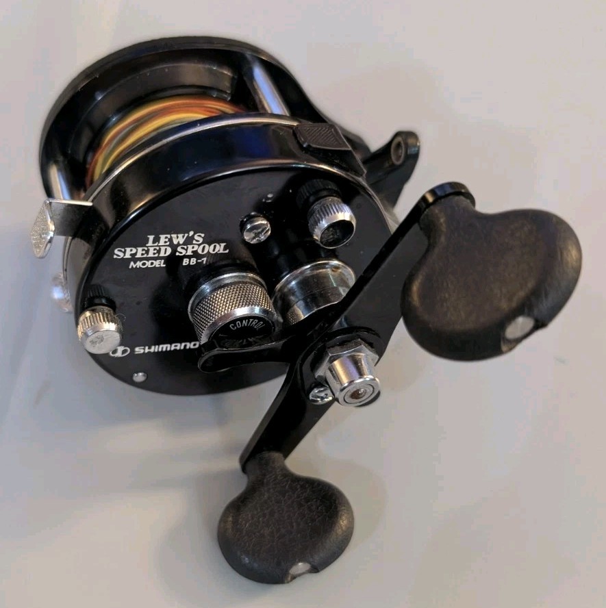 Lews Speed Spool BB 1 Right Hand Baitcasting Reel Shimano Japan 1977 ZC M Minty