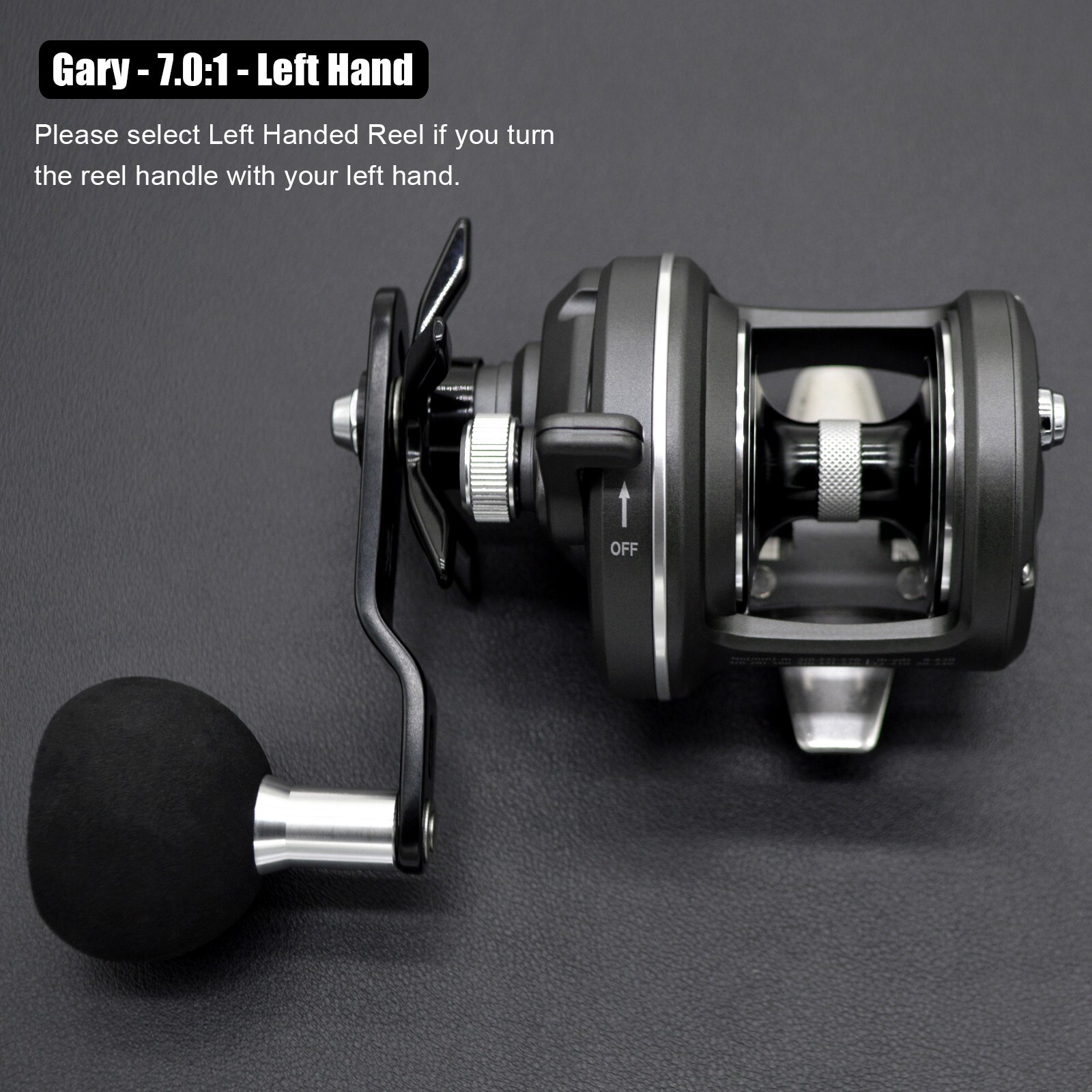 TICA FJ5HL Boat Drum Reel 40.5 IN Line Retrieved Rate Left Hand Trolling Fishing
