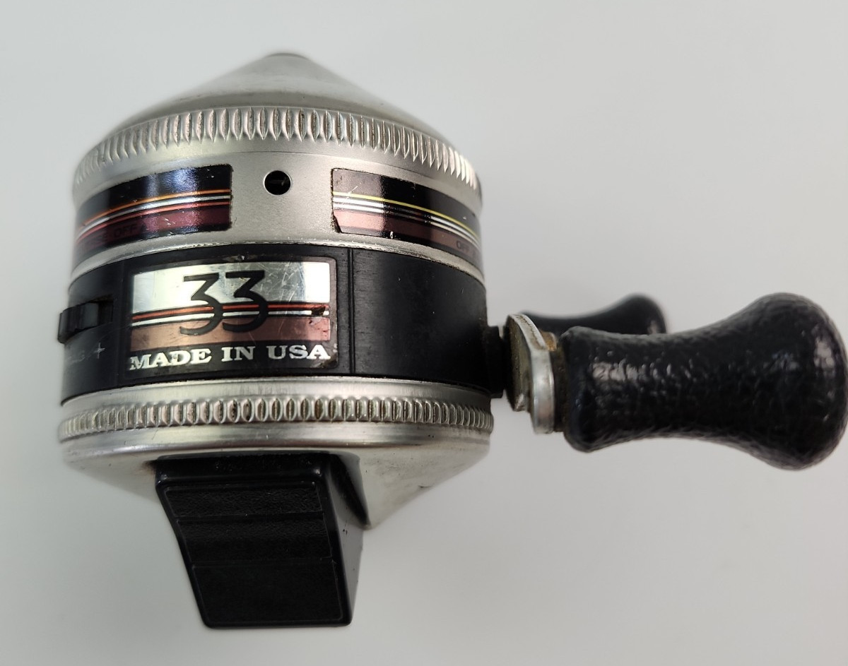 Vintage ZEBCO 33 Fishing Reel Authentic Zebco 33 Made In The USA
