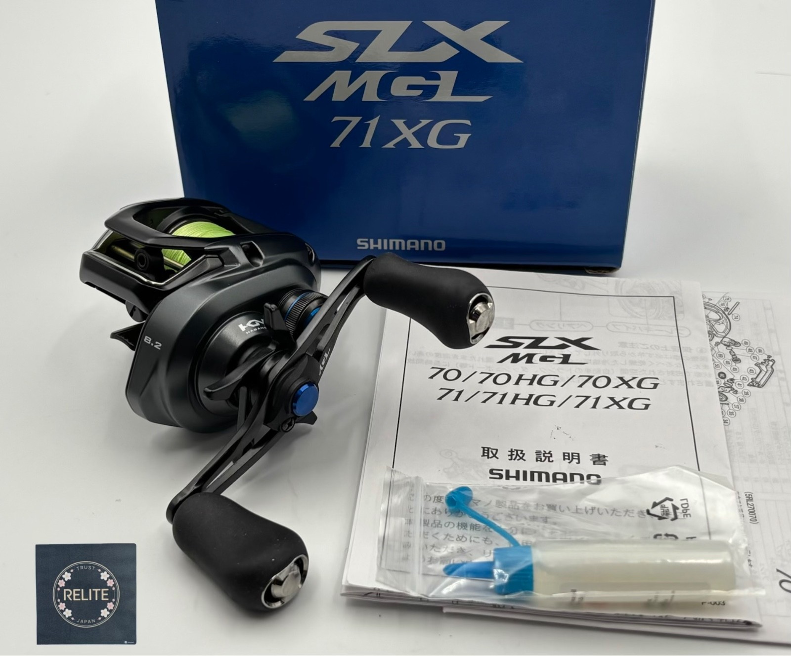 Shimano 19 SLX MGL 71XG Left Baitcasting Reel With Boxed „Mint“ From Japan