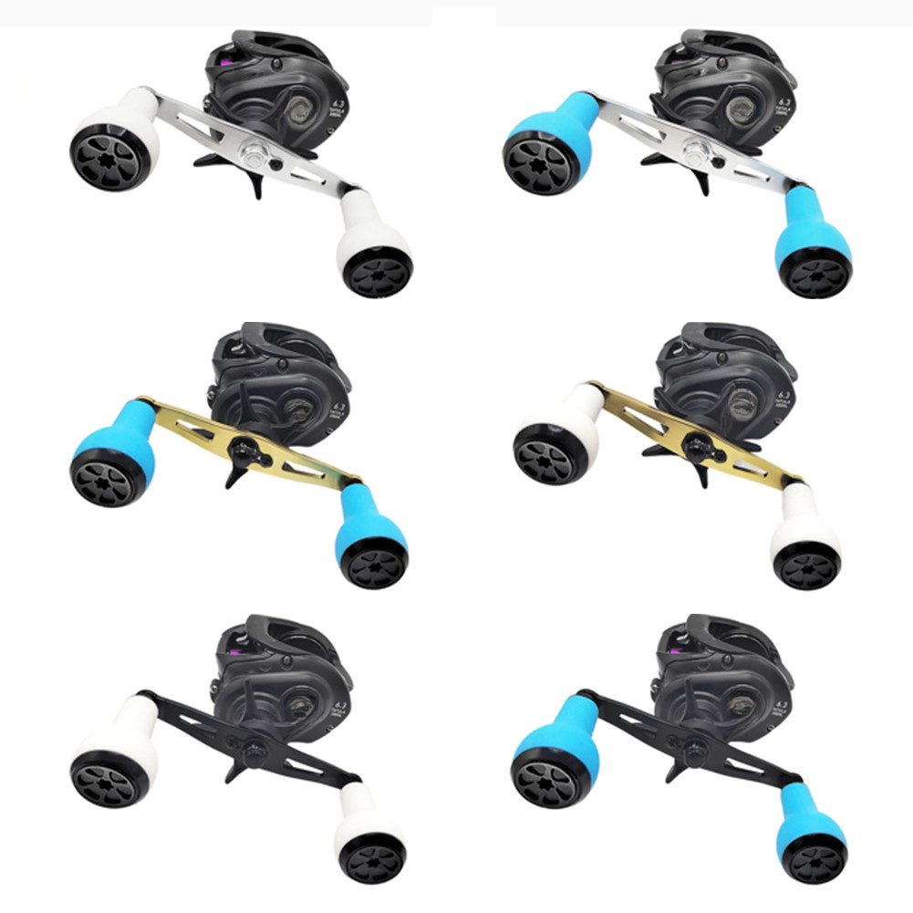 110mm Power Handle for ABU For DAIWA S Baitcasting Drum Reel Silicone Tip