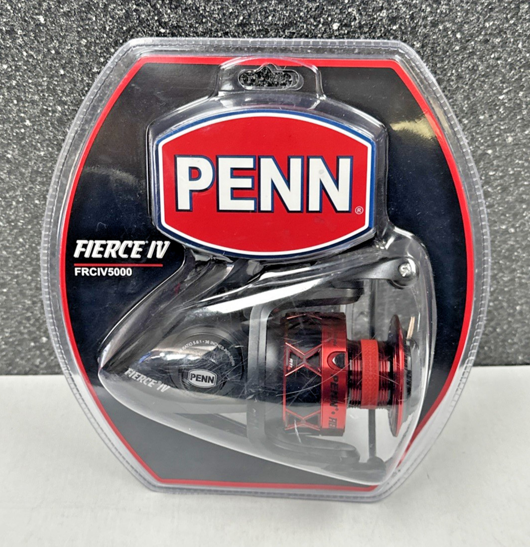 Penn Fierce IV Spinning Reel (FRCIV5000) 5000 Size Fishing Reel NEW