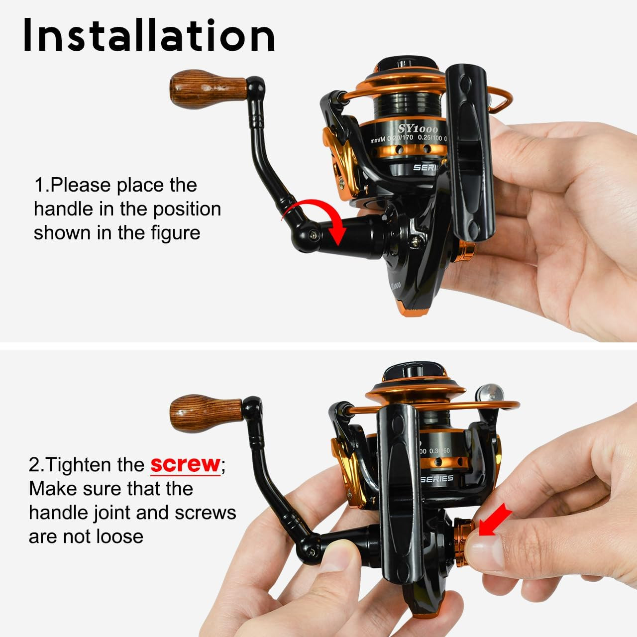 Summer and Centron Spinning Reels, 12 +1 BB Light Weight & Ultra Smooth Reel for