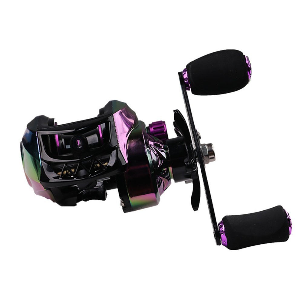 Colorful Baitcasting Reel 7 21 Gear Ratio Lightweight with 8kg Braking