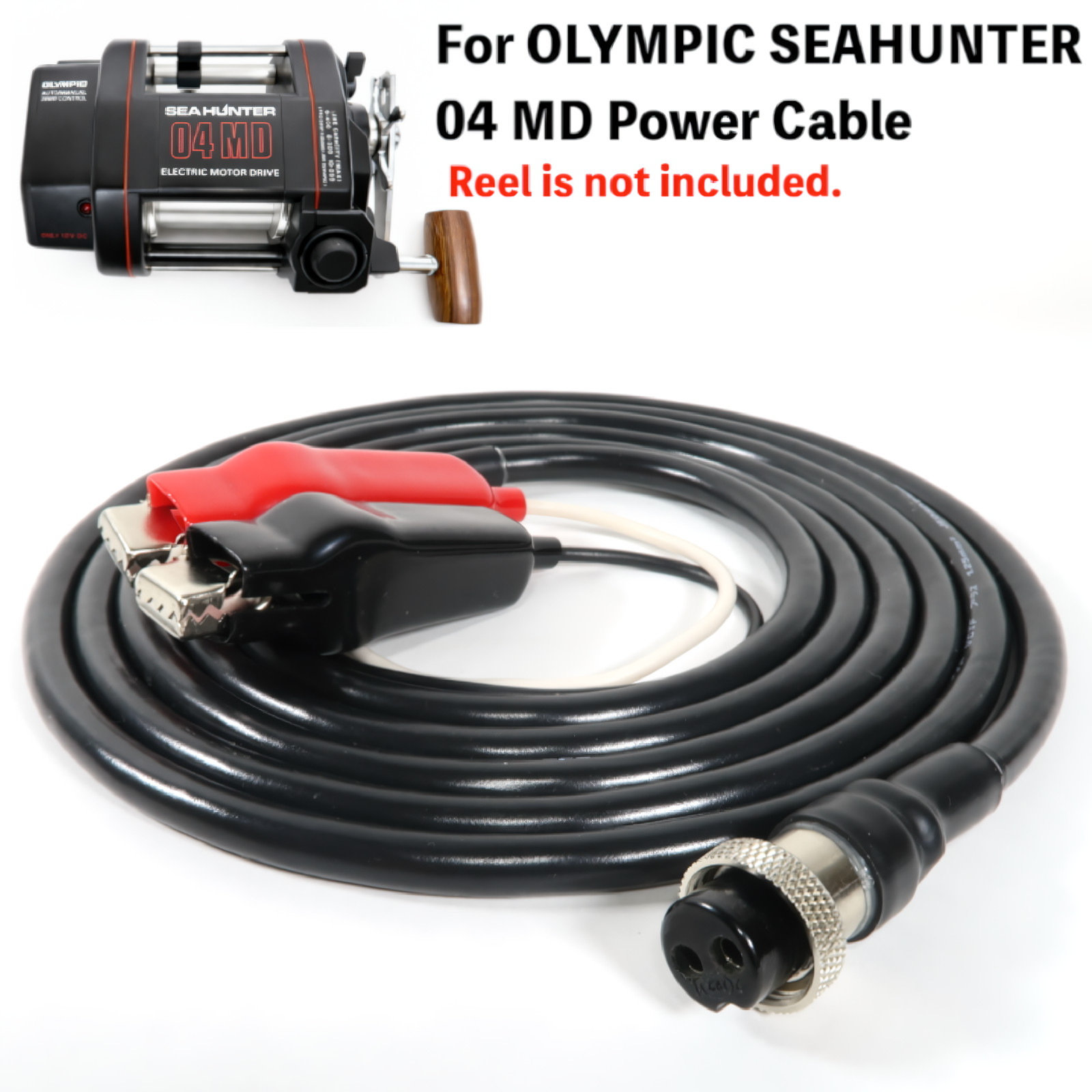 OLYMPIC SEAHUNTER 04MD Power Cable 2Pin Electric Reel DC12V Saltwater 04 Japan
