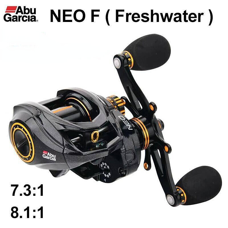 Abu Garcia NEO F Baitcasting Fishing Reel Long Cast Freshwater Reel Dual Spools