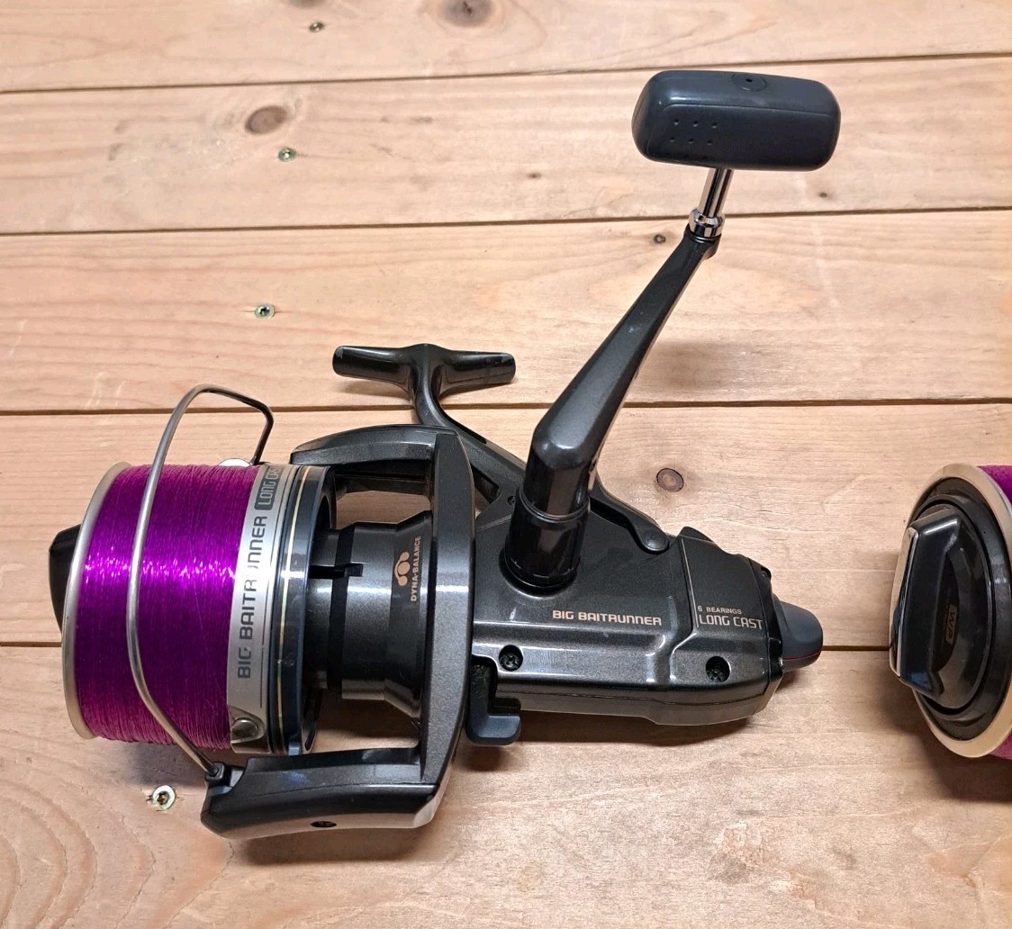3 × Shimano Big Baitrunner LC Longcast LongCast Freewheel Reels Reel Carp