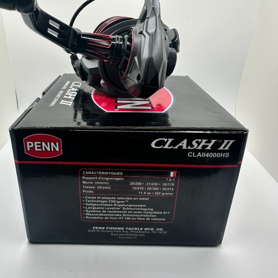 PENN Clash II 4000HS High Speed Spinning Reel CLAII4000HS Inshore Saltwater Reel