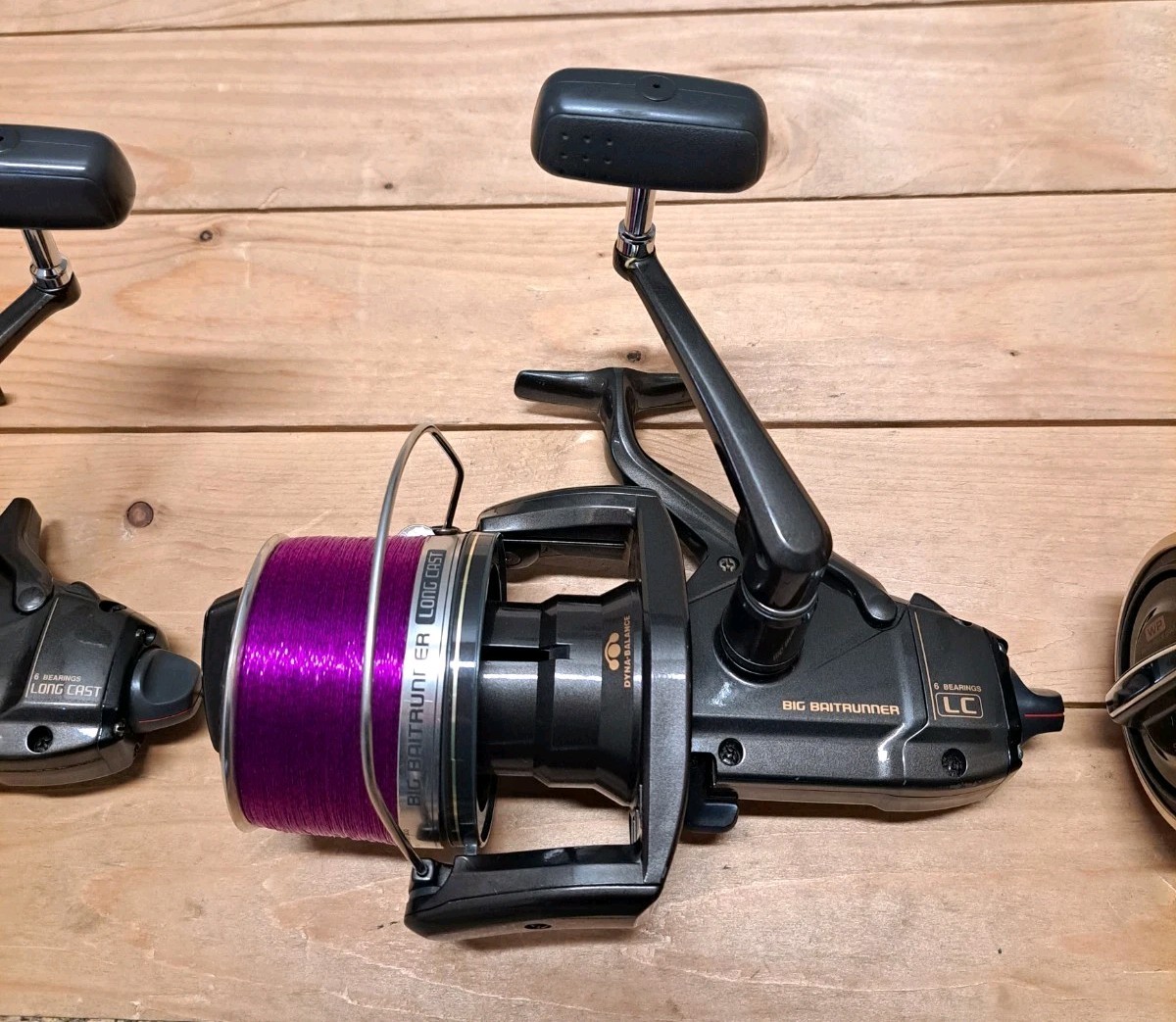 3 × Shimano Big Baitrunner LC Longcast LongCast Freewheel Reels Reel Carp