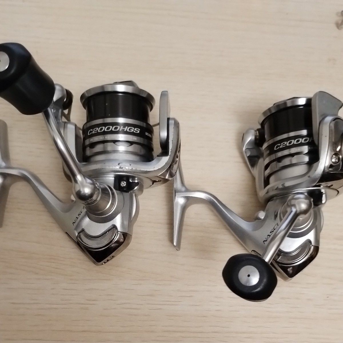 13 Shimano Nasci C2000HGS Spinning Fishing Reel 2pcs Set