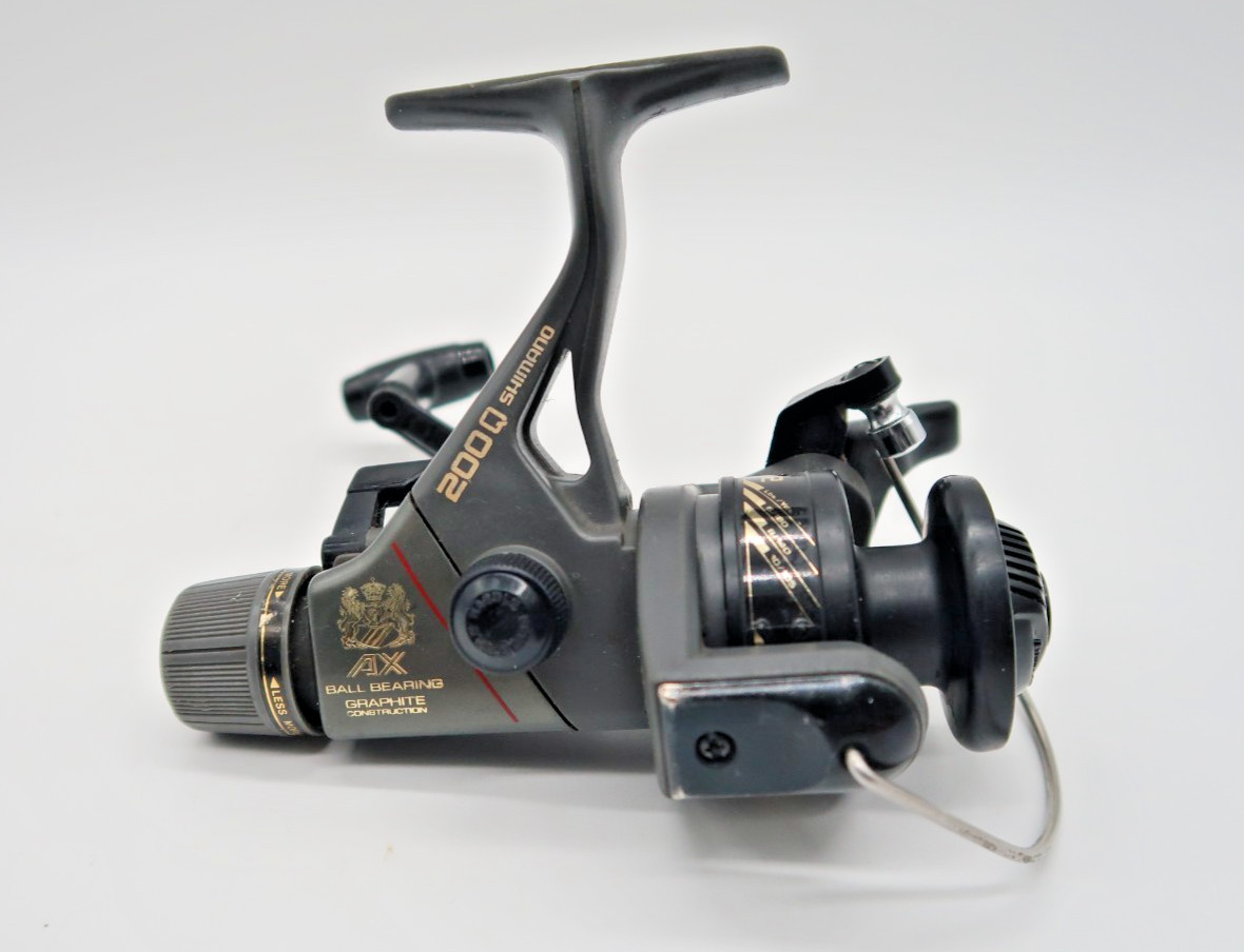 Shimano AX 200Q Quickfire 2 Fighting Drag Spinning Fishing Reel Vintage Used