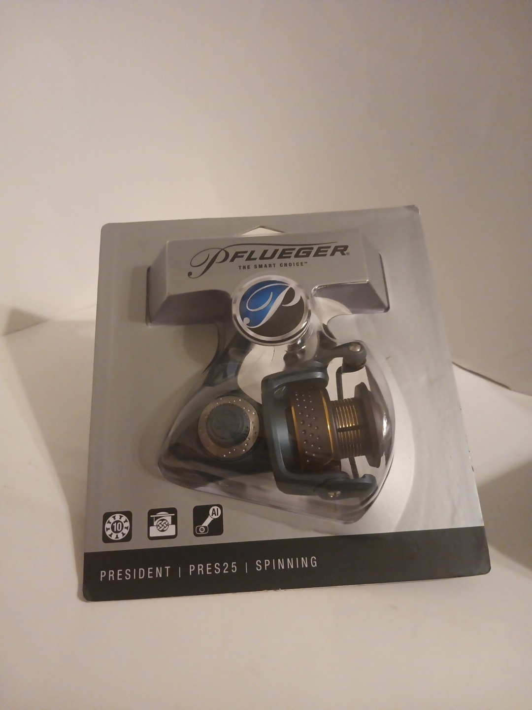 Graphite & Aluminum President Fishing Reel – Ambidextrous & Corrosion-Resistant
