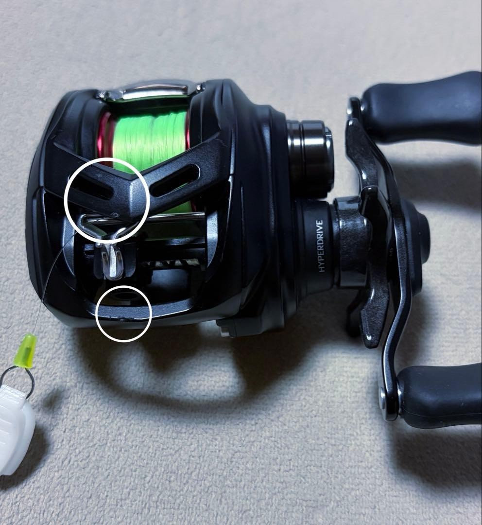[Used] Daiwa 25 Alphas BF TW 6.3L Left Handle Hyperdrive Design 165g From JAPAN