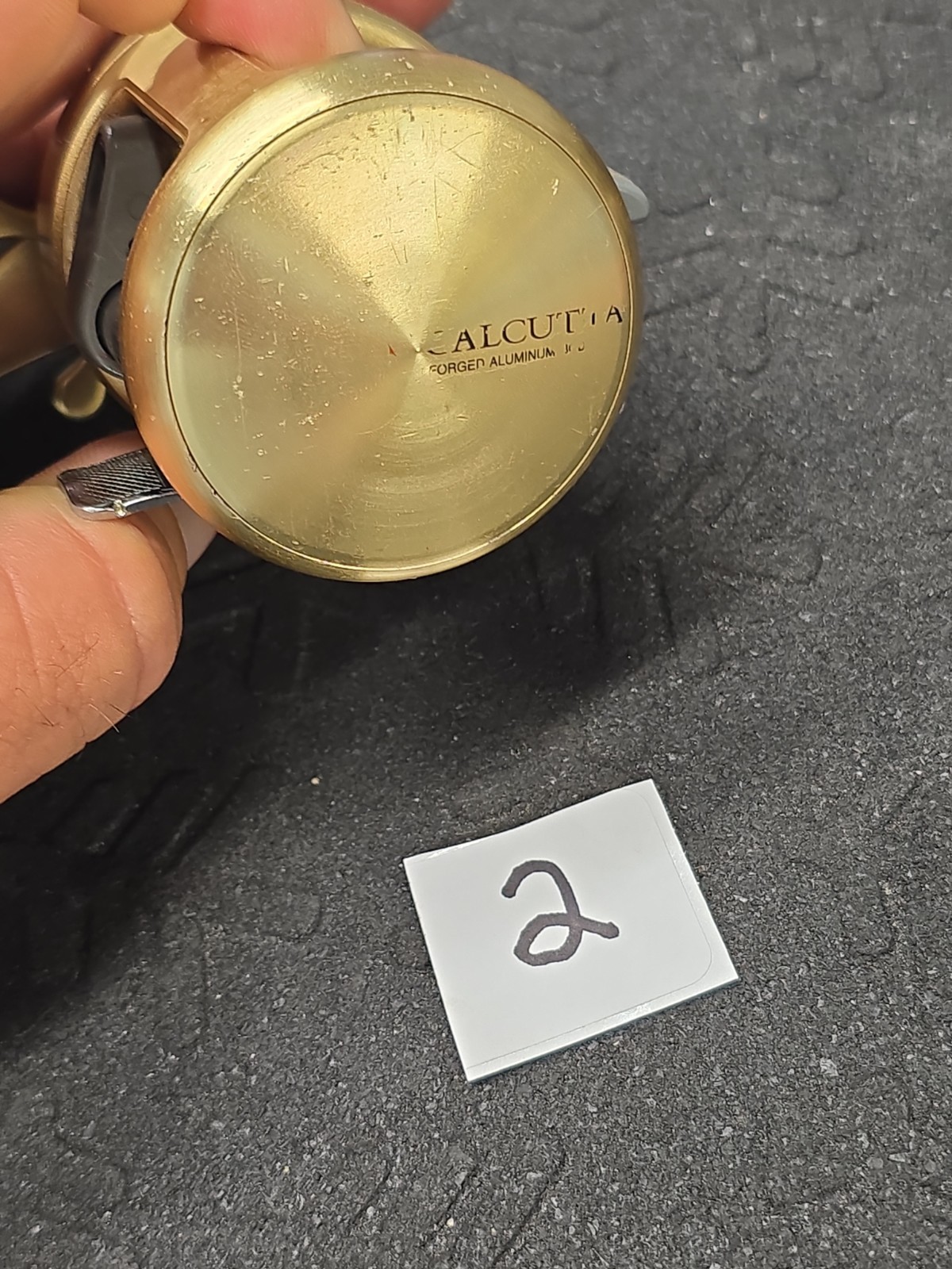 Vintage Shimano Calcutta 50 Gold Round Baitcasting Reel – Made In Japan #2