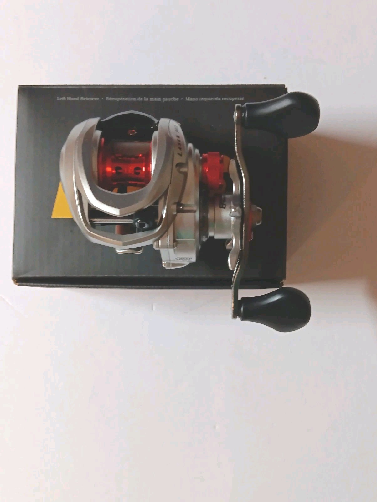 1 Lew’s Laser MG Speed Spool SLP 7.5:1 Gear Ratio. Left Handed. Baitcast Reel.