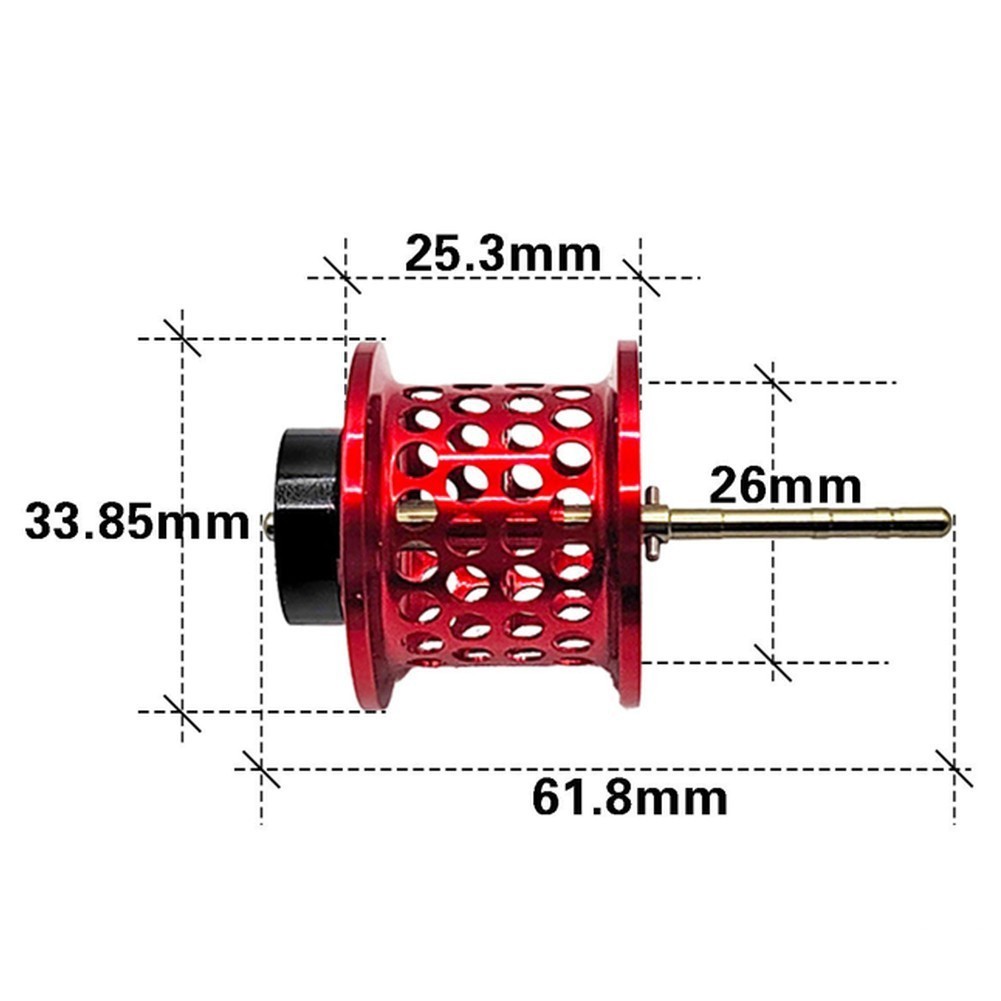 6.7g Lightweight Spool Compatible with For DAIWA 19 24 For TATULA TW 100