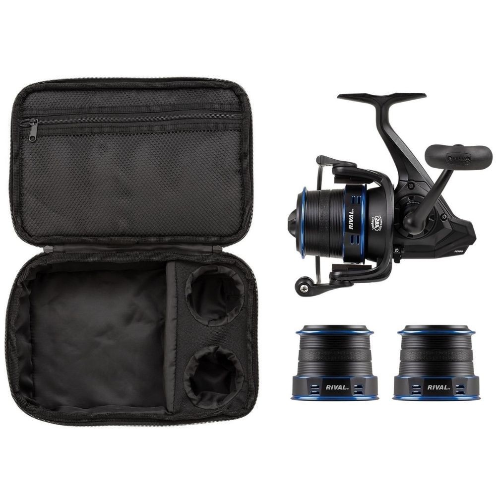 PENN Fishing Big Pit/Surf Reel Rival Blue 7000 SURF PACK