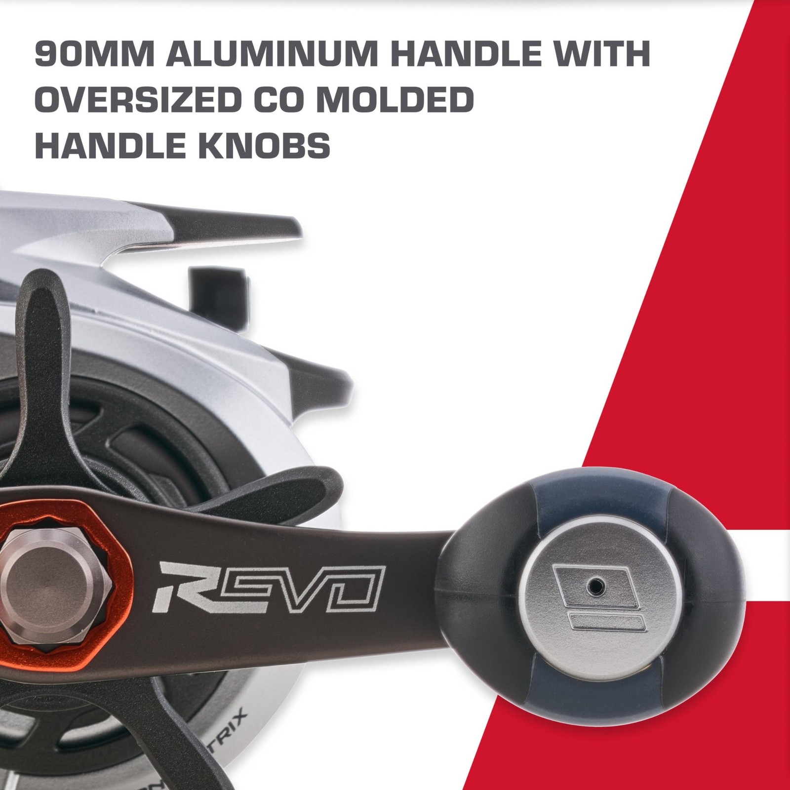 Abu Garcia Revo 5X Left Hand Fishing Reel High Speed 20lb Drag C6 Carbon Frame