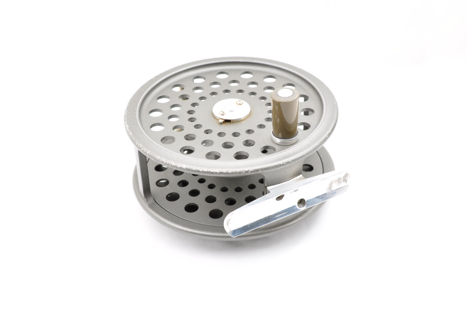 Hardy J.L.H. Salmon 101mm 41mm Line #8-9 Silver Used Fly Reel Fishing Japan
