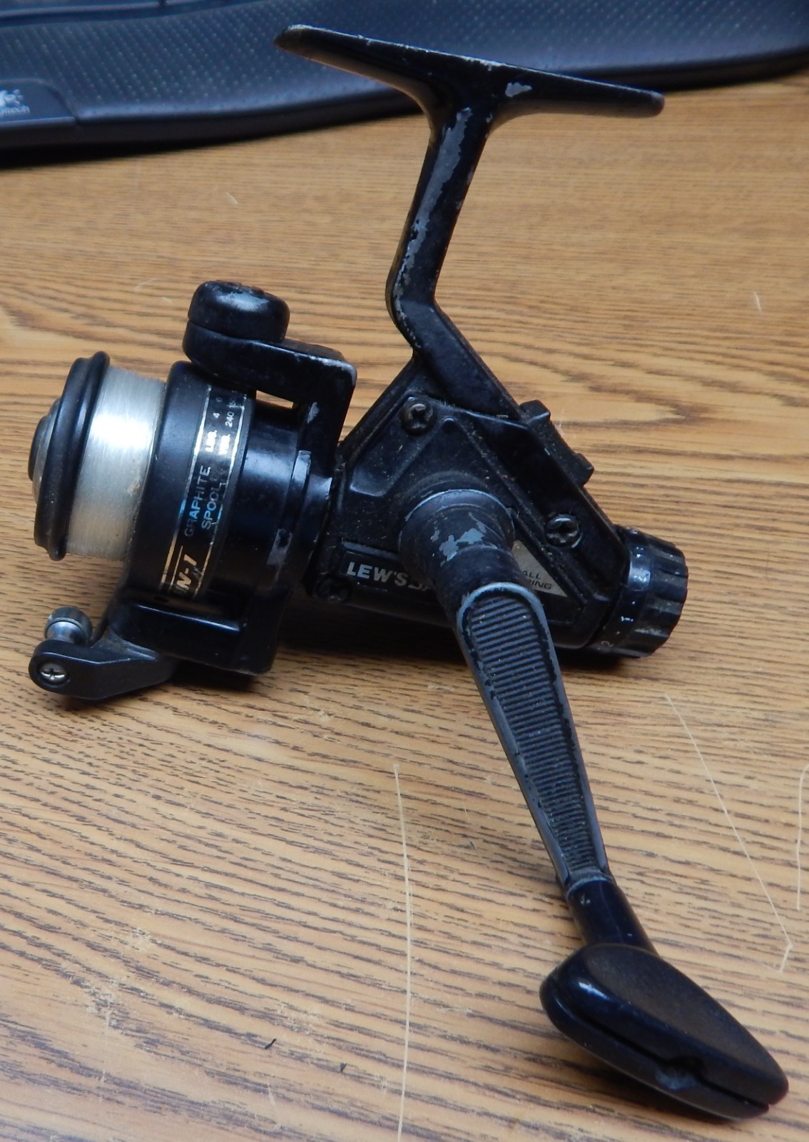 OLD LEW’S SPEED SPIN 1 SPINNING REEL USED WORKS GOOD NO BOX LQQK