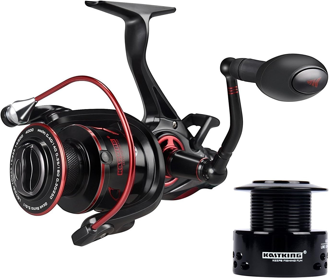 Sharky Baitfeeder III Spinning Reel 10+1 Shielded Stainless Steel BB – Carbon Fi