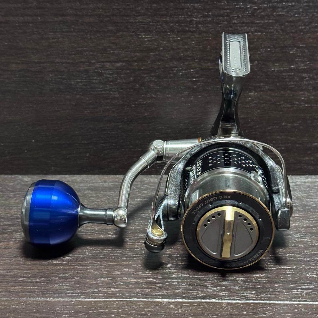 [EXC] Shimano 07 Stella 3000HG Custom Yumeya 4000SS Spool Power Knob From JAPAN