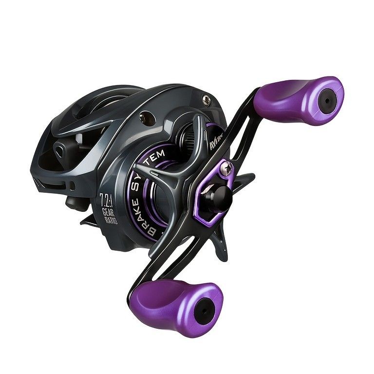 LEYDUN DC Baitcasting Reel 7.2:1 6+1BB Aluminum Frame 4.5KG Drag Used
