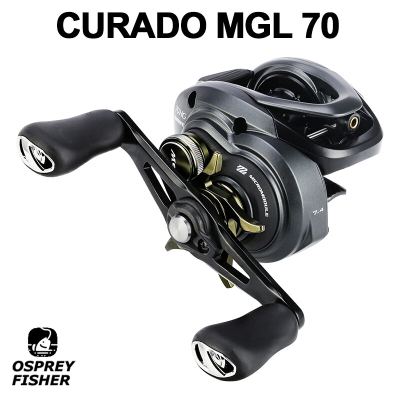 Shimano Curado MGL 70 Low Profile Baitcasting Fishing Reel 8/1BB 5.5kg Max Drag