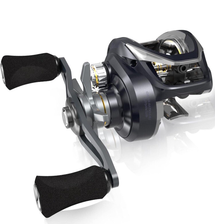 Resolute Baitcaster Reels – Ultralight Fishing Reels 6.7Oz, Super Smooth 9+1 BB