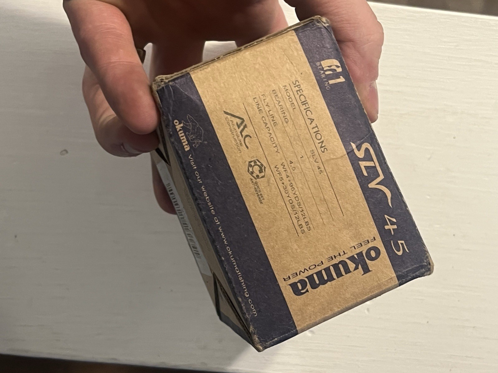 OKUMA SLV-45 Fly Reel w/Line and Original Box