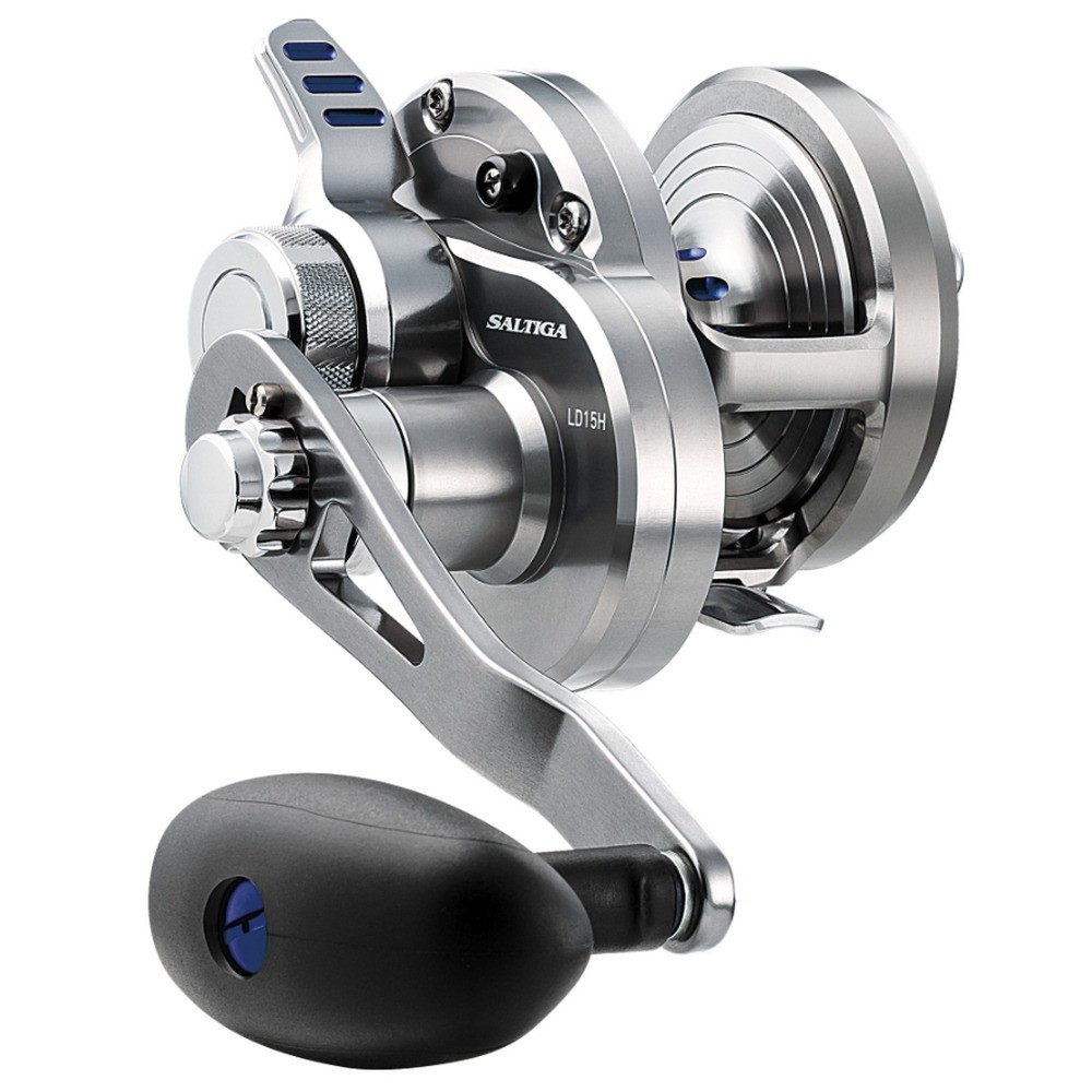 Daiwa SAGLD15H Saltiga Single Speed Lever Drag, 6 Crbb + 1, 6.3:1