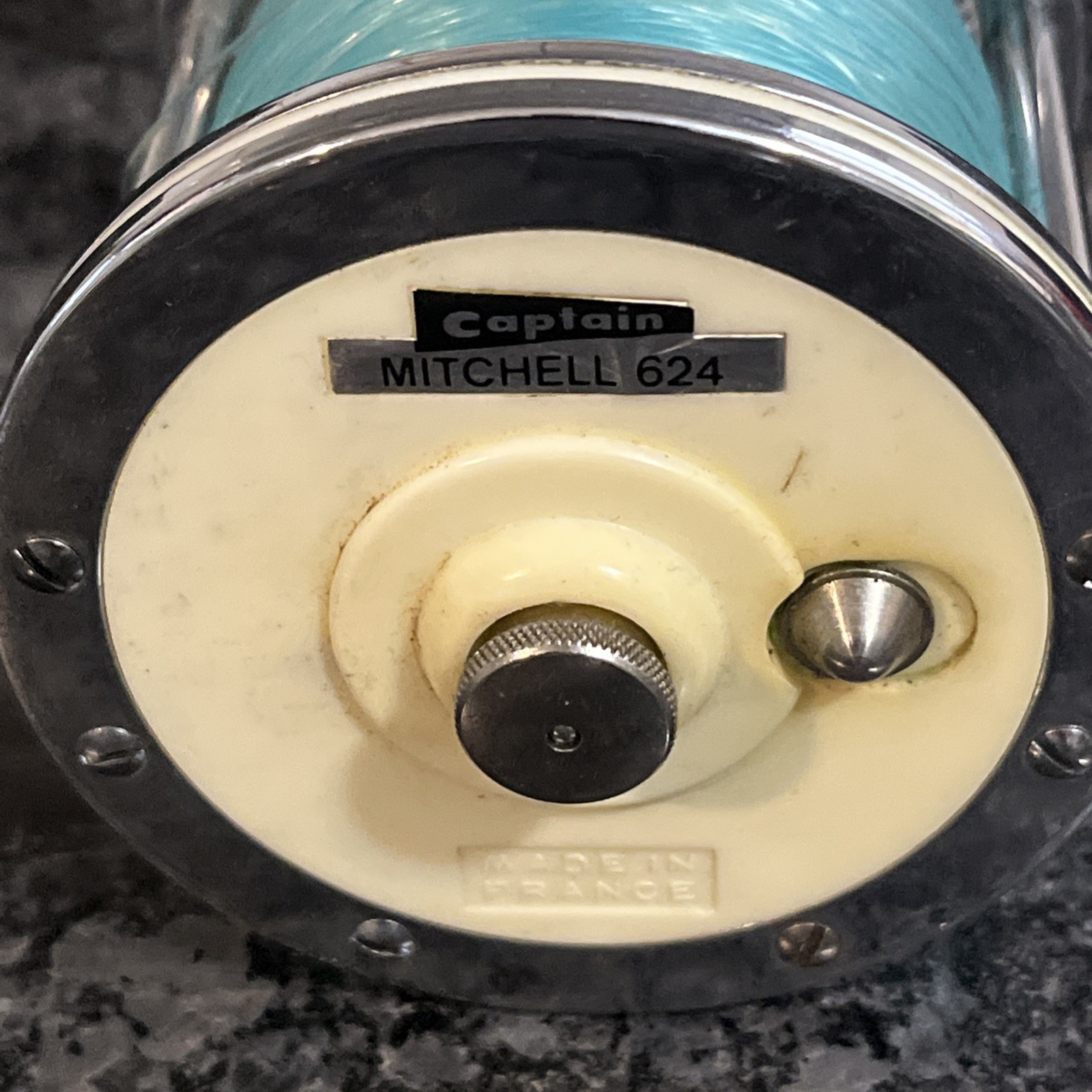 Vintage CaptainMitchell 624 Saltwater Reel Fishing, Bait Casting Trolling France