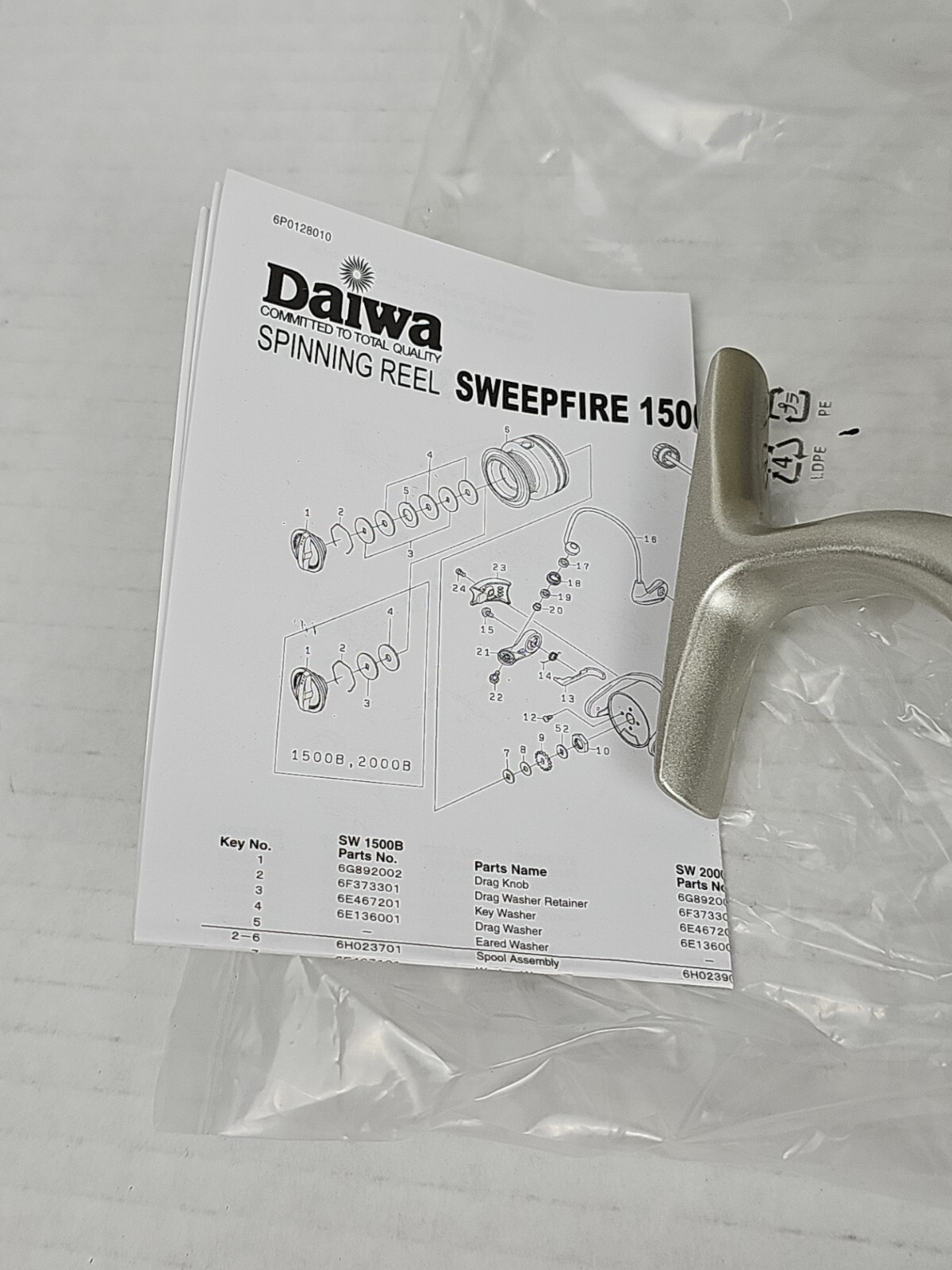 Diawa Sweepfire 3500B Spinning Reel 5.3:1 Crank Reel